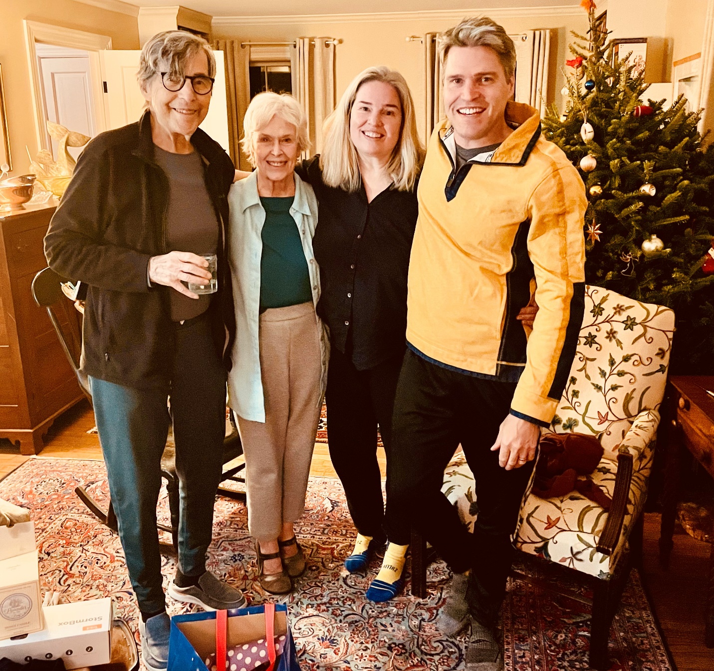 Heffernan Family by the Christmas Tree